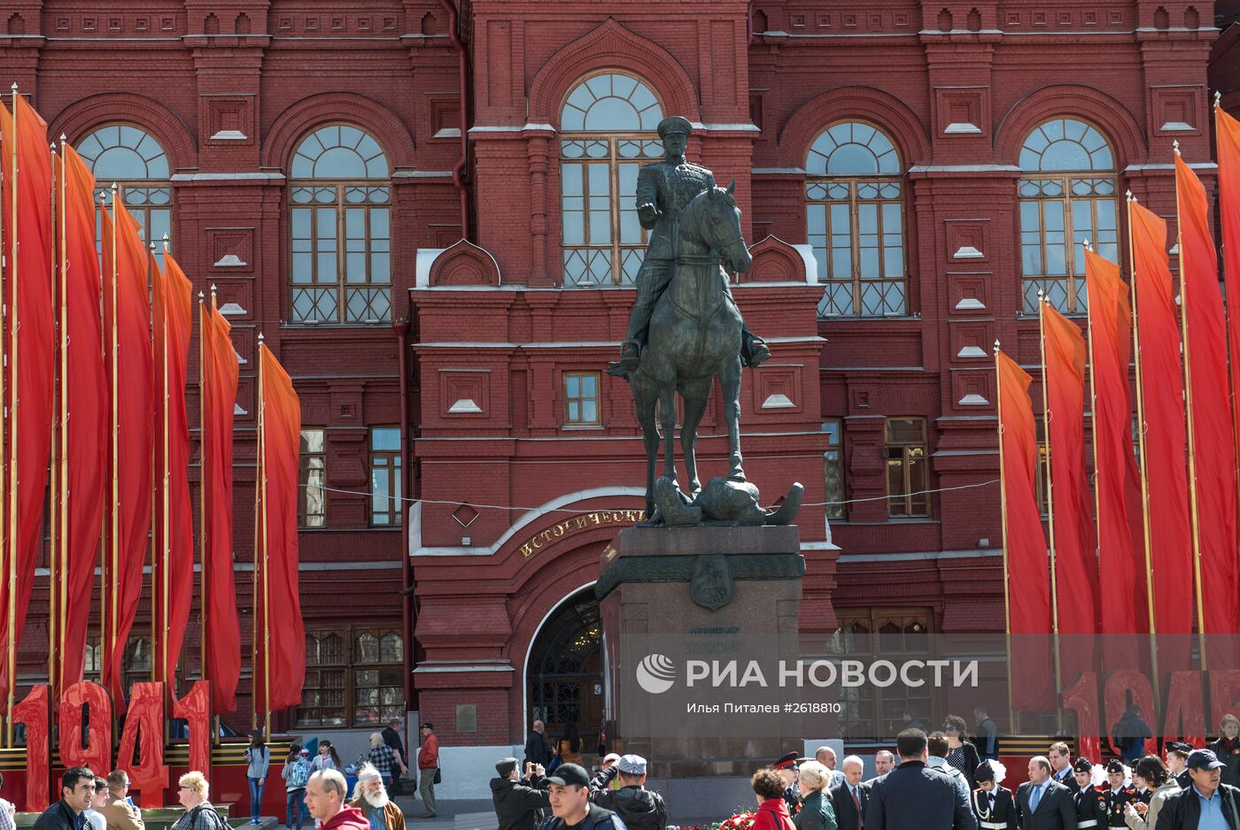 Москва в преддверии Дня Победы