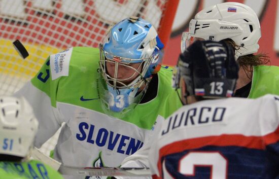 Хоккей. Чемпионат мира - 2015. Матч Словакия - Словения