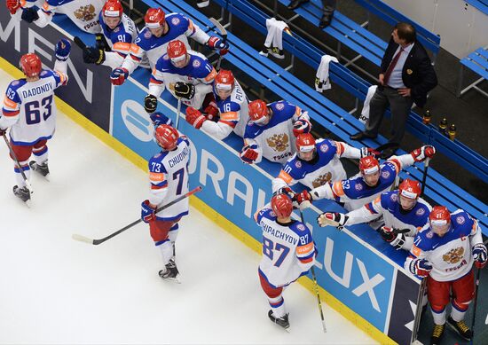 Хоккей. Чемпионат мира - 2015. Матч Россия - Дания