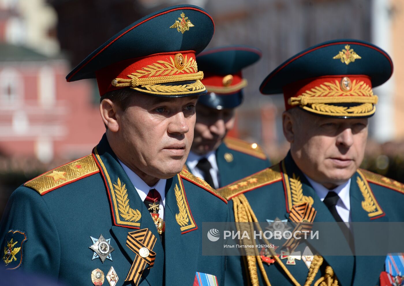 Генеральная репетиция военного парада в ознаменование 70-летия Победы в Великой Отечественной войне 1941-1945 годов