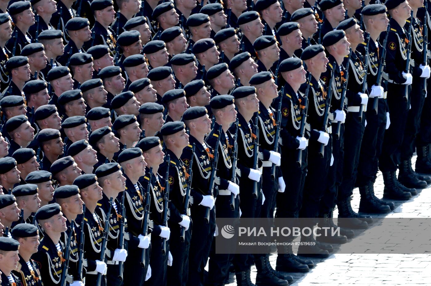 Генеральная репетиция военного парада в ознаменование 70-летия Победы в Великой Отечественной войне 1941-1945 годов