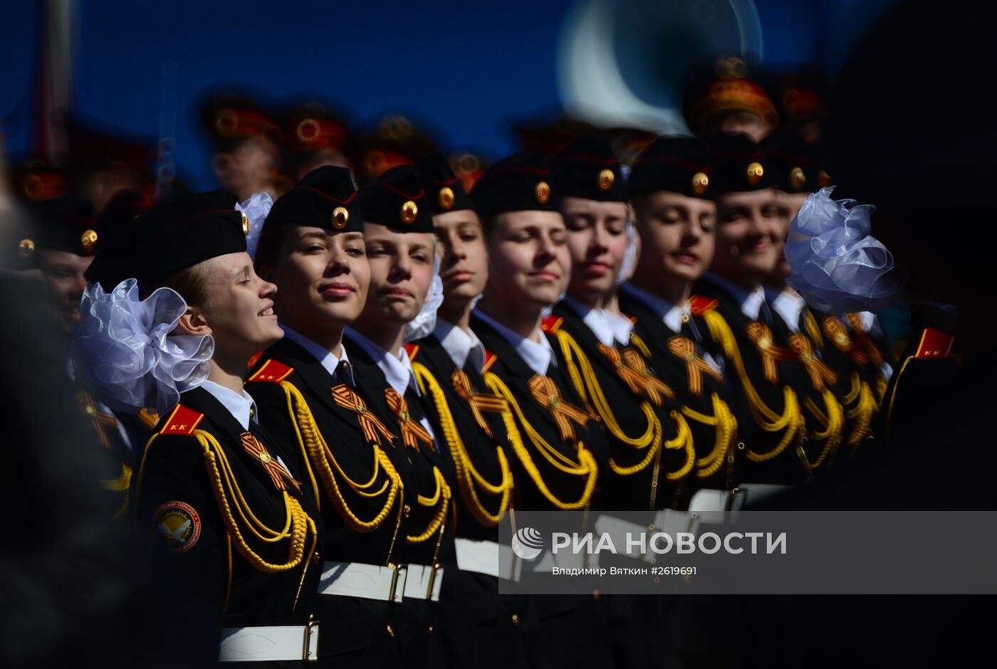 Генеральная репетиция военного парада в ознаменование 70-летия Победы в Великой Отечественной войне 1941-1945 годов