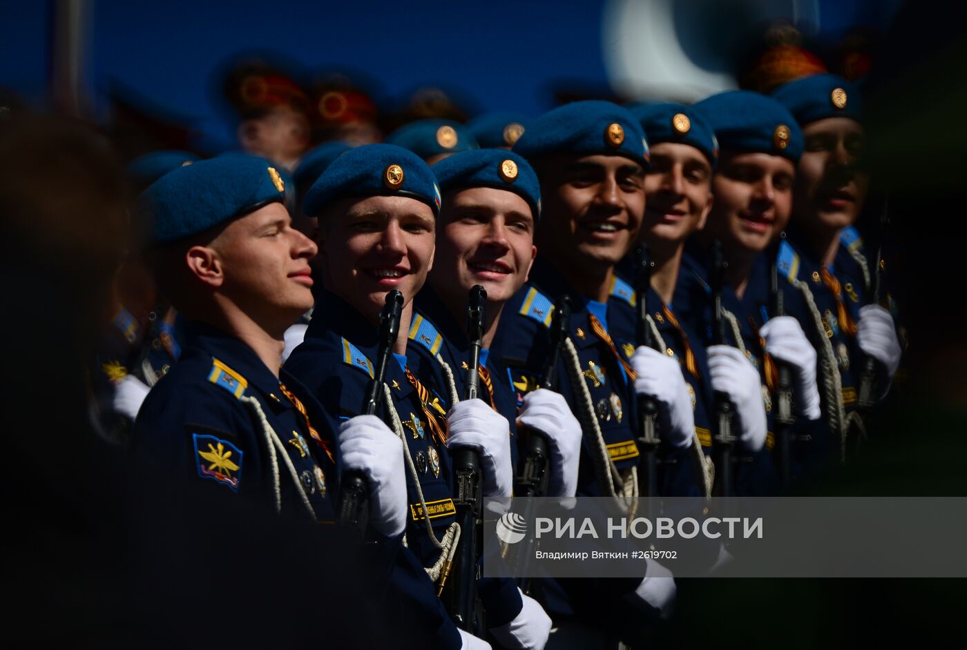 Генеральная репетиция военного парада в ознаменование 70-летия Победы в Великой Отечественной войне 1941-1945 годов