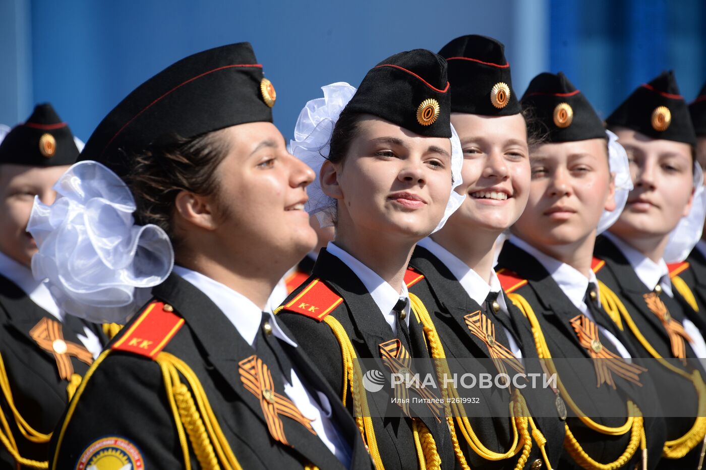 Генеральная репетиция военного парада в ознаменование 70-летия Победы в Великой Отечественной войне 1941-1945 годов