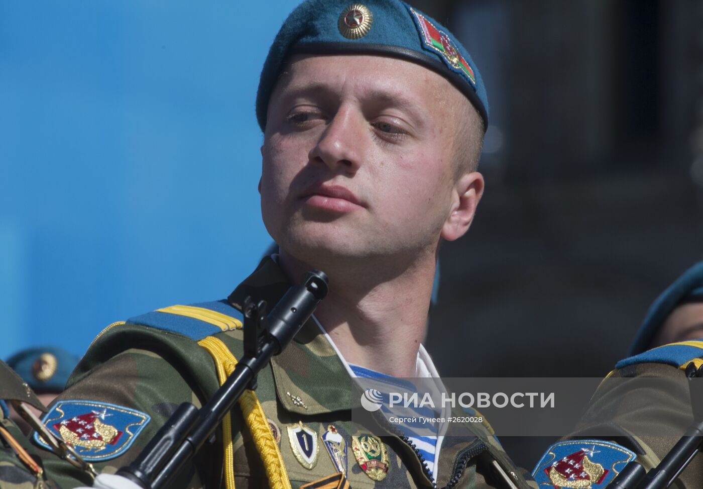 Генеральная репетиция военного парада в ознаменование 70-летия Победы в Великой Отечественной войне 1941-1945 годов