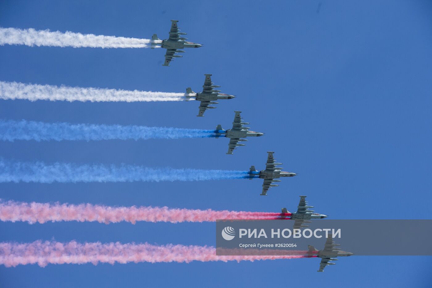 Генеральная репетиция военного парада в ознаменование 70-летия Победы в Великой Отечественной войне 1941-1945 годов