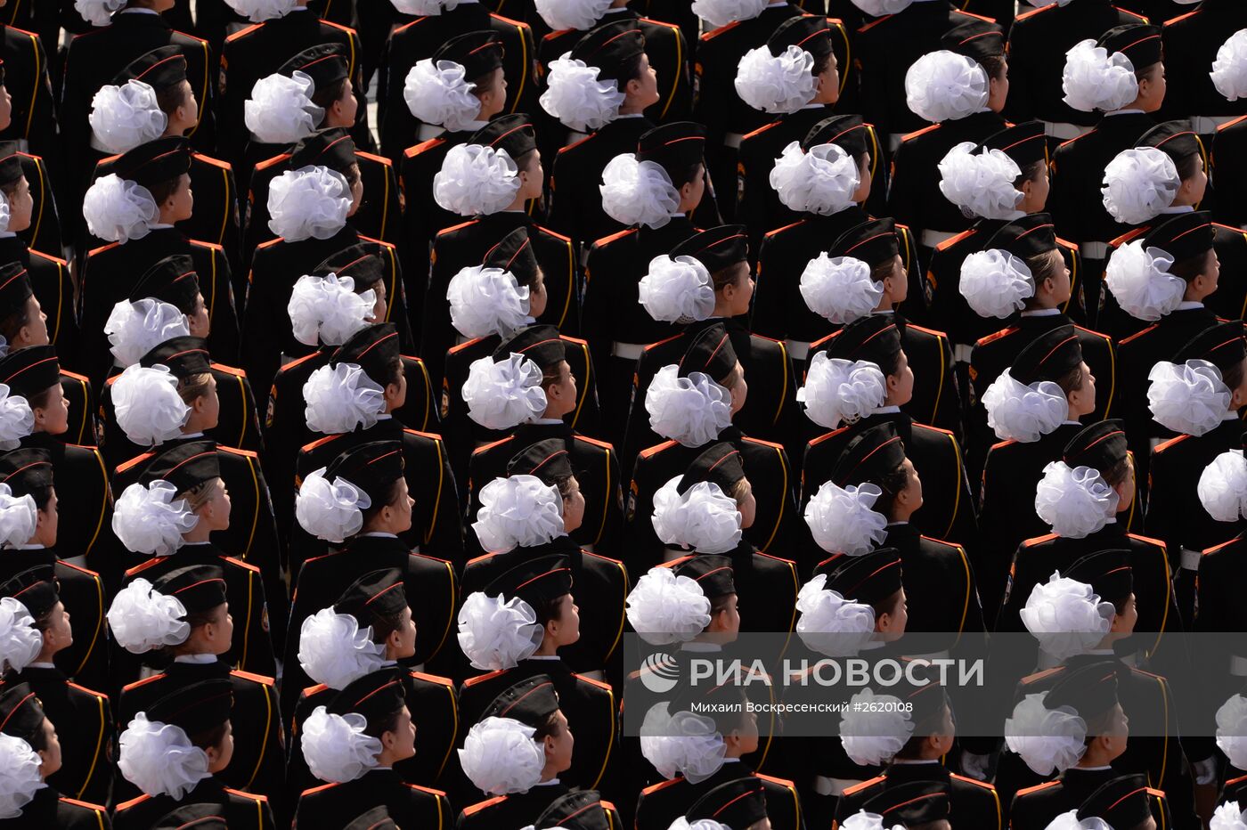 Генеральная репетиция военного парада в ознаменование 70-летия Победы в Великой Отечественной войне 1941-1945 годов