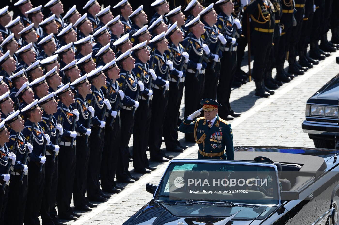 Генеральная репетиция военного парада в ознаменование 70-летия Победы в Великой Отечественной войне 1941-1945 годов
