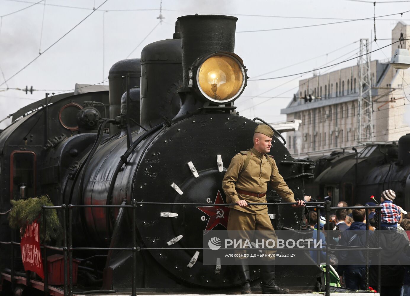 Парад паровозов в Санкт-Петербурге