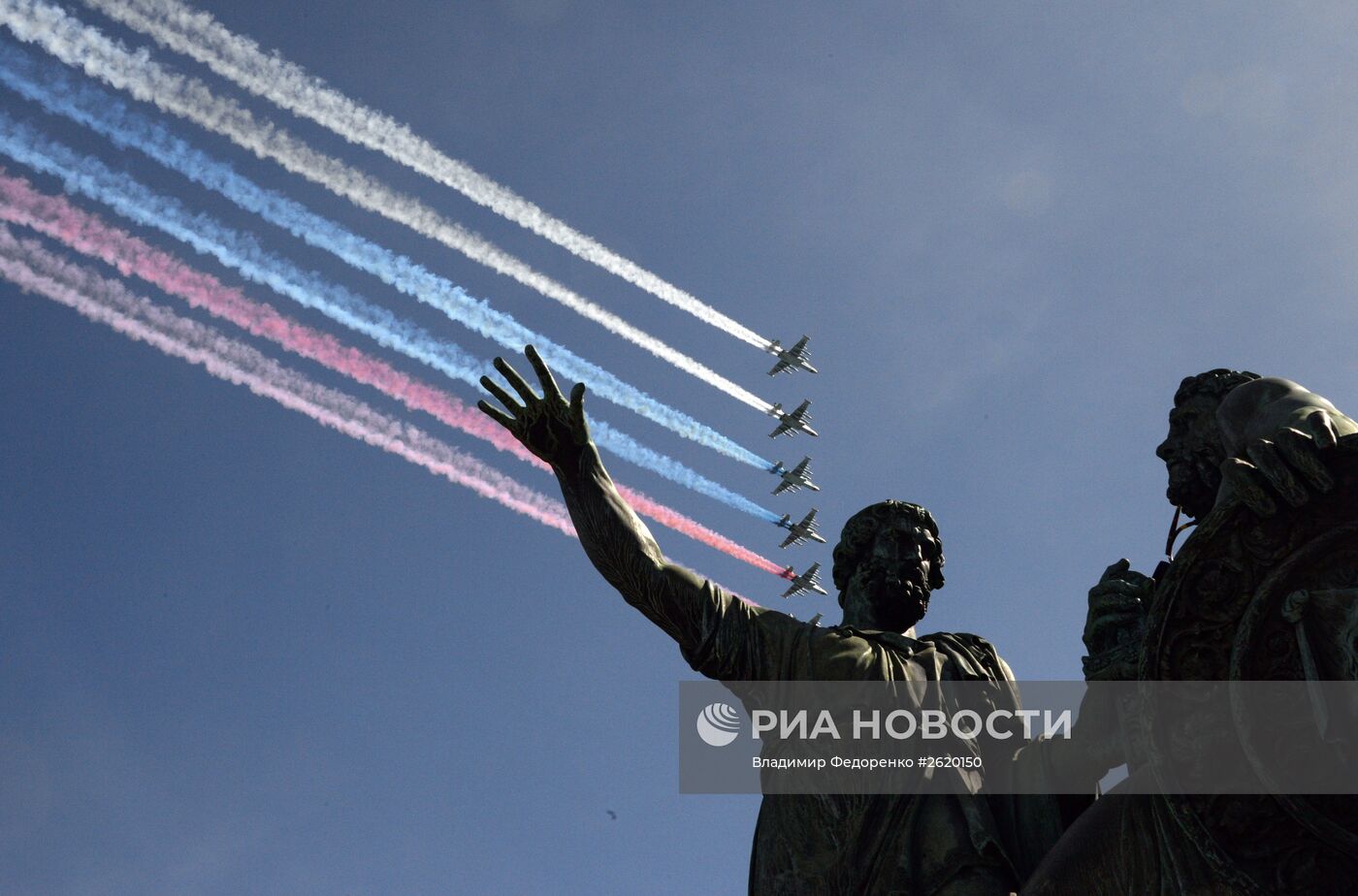Генеральная репетиция военного парада в ознаменование 70-летия Победы в Великой Отечественной войне 1941-1945 годов