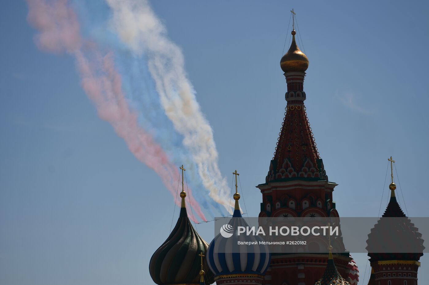 Генеральная репетиция военного парада в ознаменование 70-летия Победы в Великой Отечественной войне 1941-1945 годов