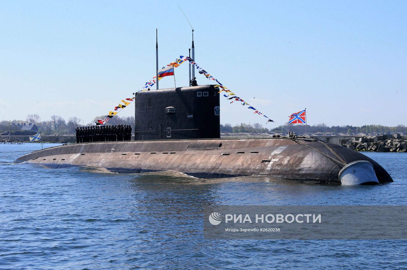 Репетиция парада Победы в Балтийске