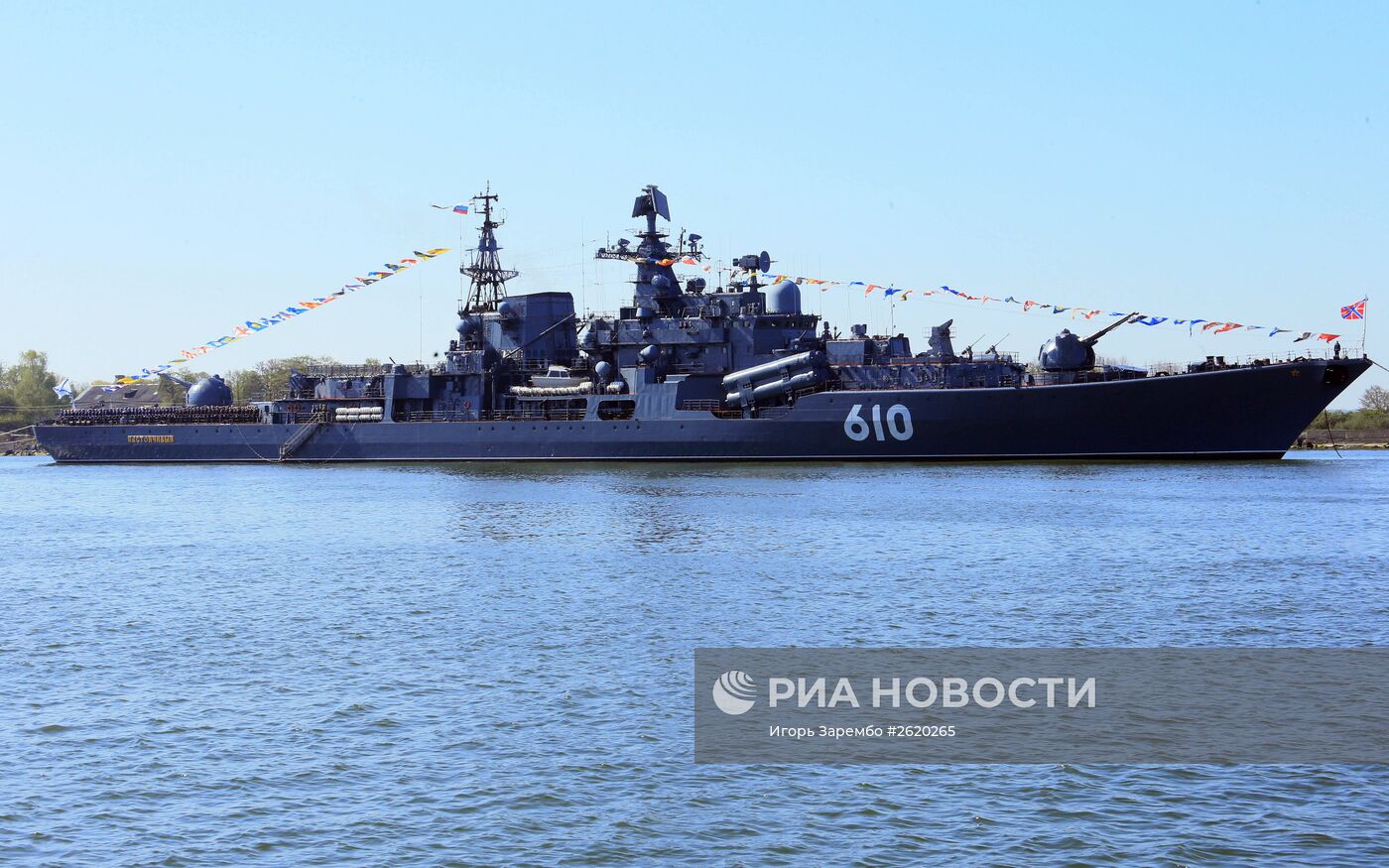 Репетиция парада Победы в Балтийске