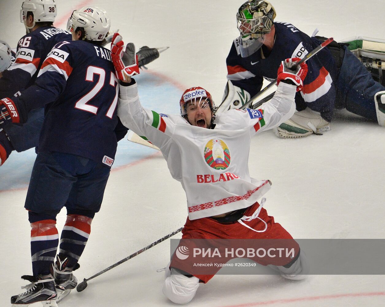 Хоккей. Чемпионат мира - 2015. Матч США - Белоруссия