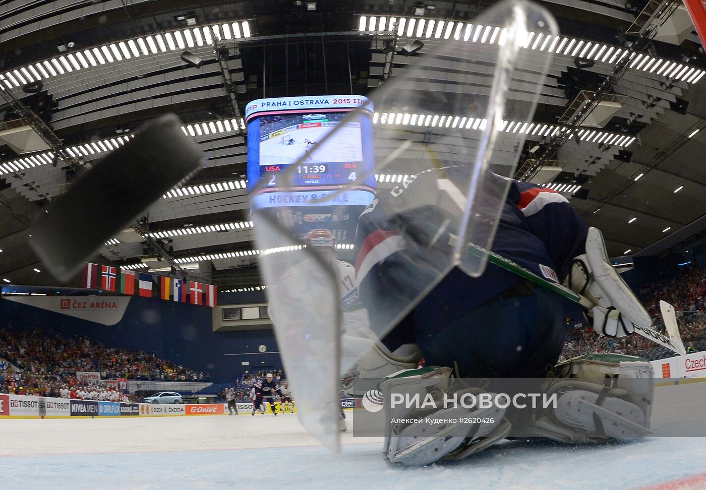 Хоккей. Чемпионат мира - 2015. Матч США - Белоруссия
