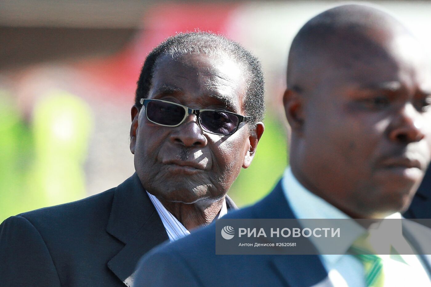 Прилет президента Зимбабве Роберта Мугабе в Москву