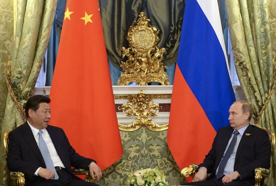 Президент России В.Путин встретился с председателем КНР Си Цзиньпином