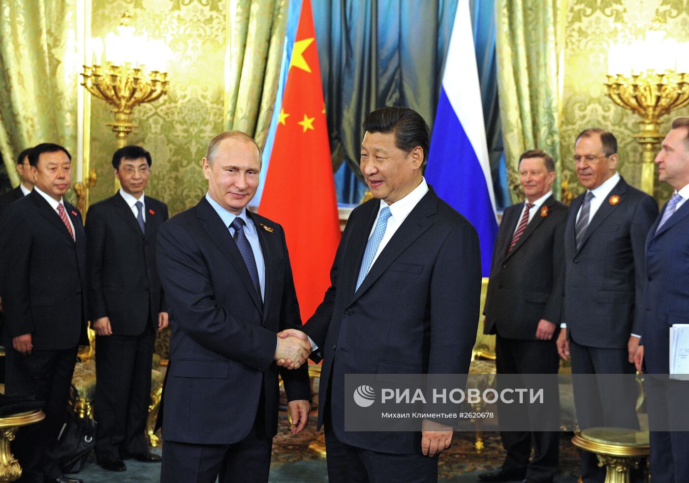 Президент России В.Путин встретился с председателем КНР Си Цзиньпинем