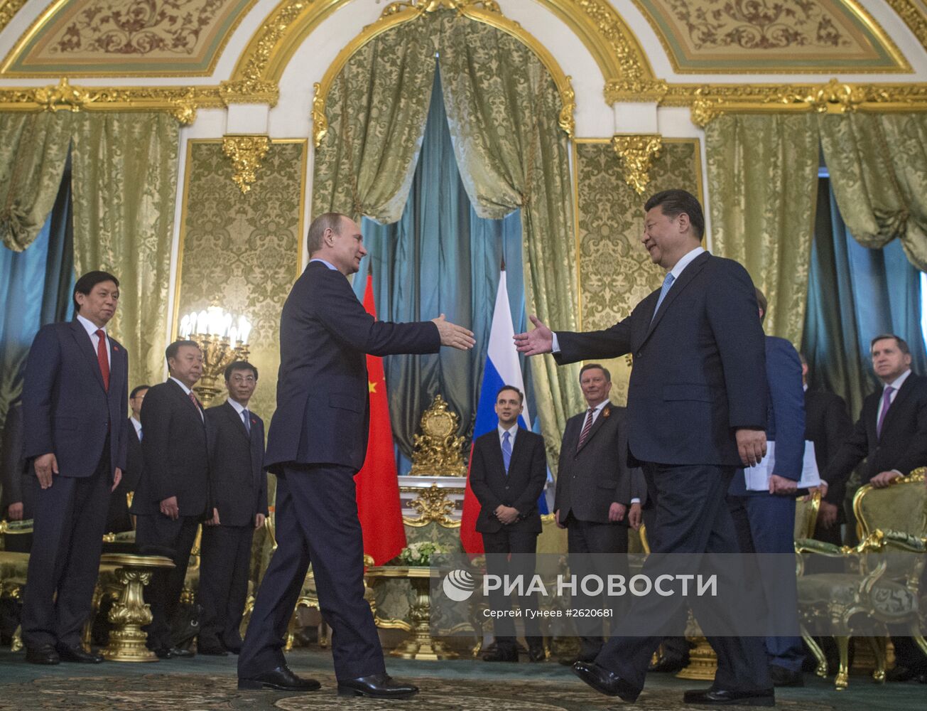 Президент России В.Путин встретился с председателем КНР Си Цзиньпином