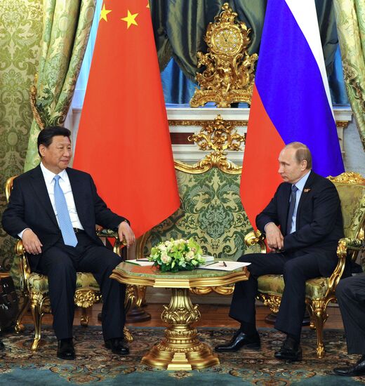 Президент России В.Путин встретился с председателем КНР Си Цзиньпинем