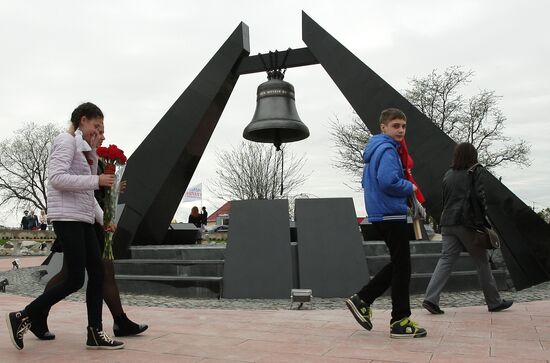 Открытие мемориального комплекса памяти жертв нацизма в Симферополе
