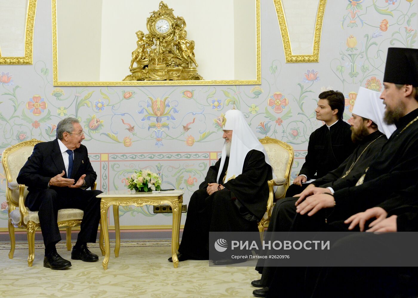 Патриарх Московский и всея Руси Кирилл встретился с председателем Государственного Совета Кубы Раулем Кастро