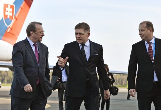 Прилет премьер-министра Словакии Роберта Фицо в Москву