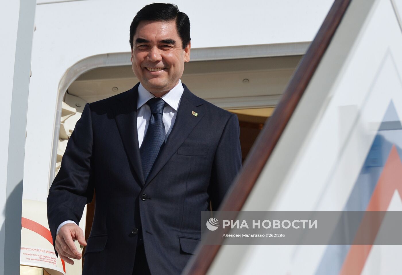 Прилет президента Туркменистана Гурбангулы Бердымухамедова в Москву