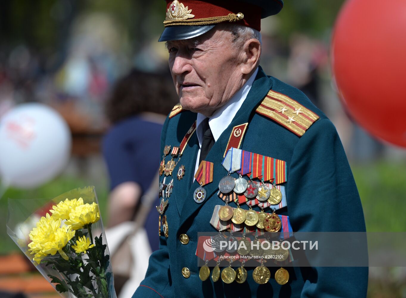 Празднование Дня Победы в Москве