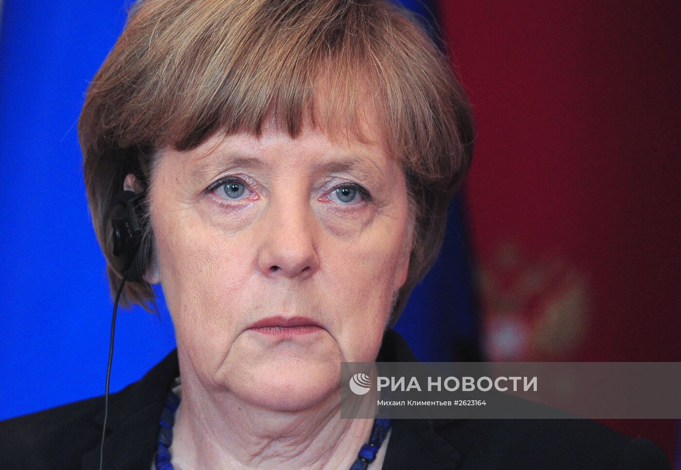 Совместная пресс-конференция президента РФ В.Путина и канцлера Германии А.Меркель
