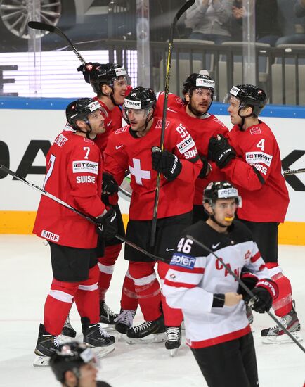 Хоккей. Чемпионат мира - 2015. Матч Швейцария - Канада