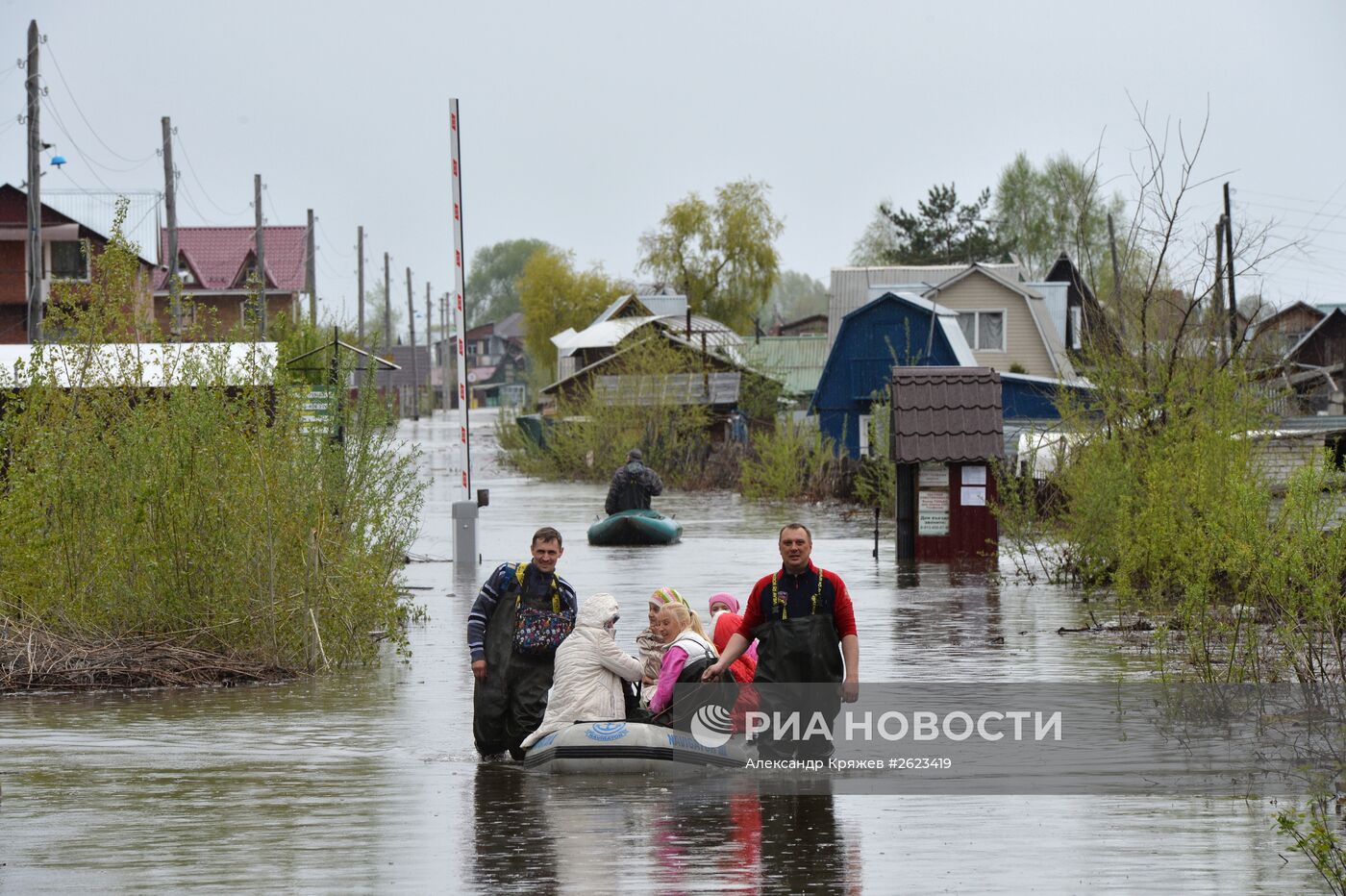 Паводок в Новосибирске