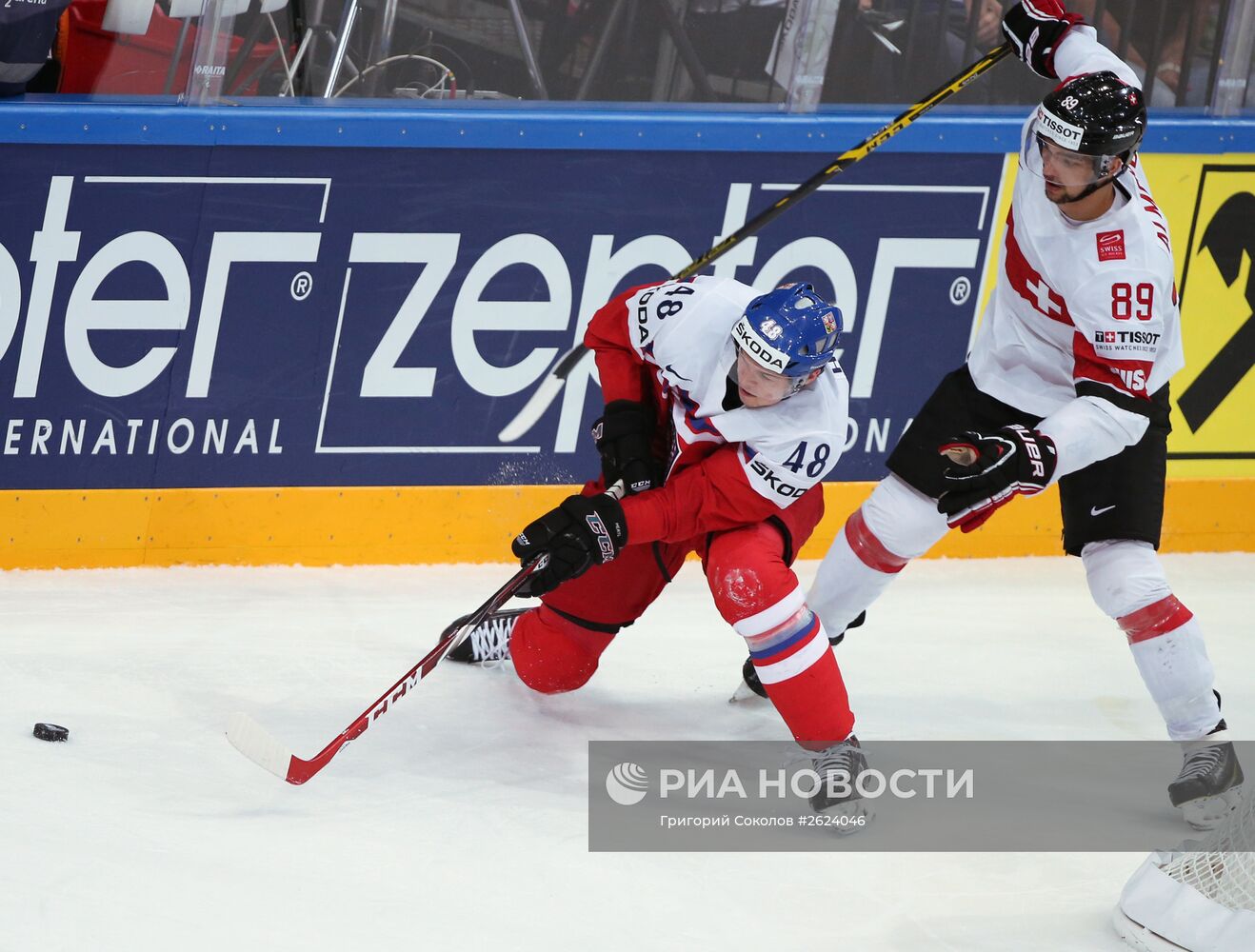 Хоккей. Чемпионат мира - 2015. Матч Чехия - Швейцария