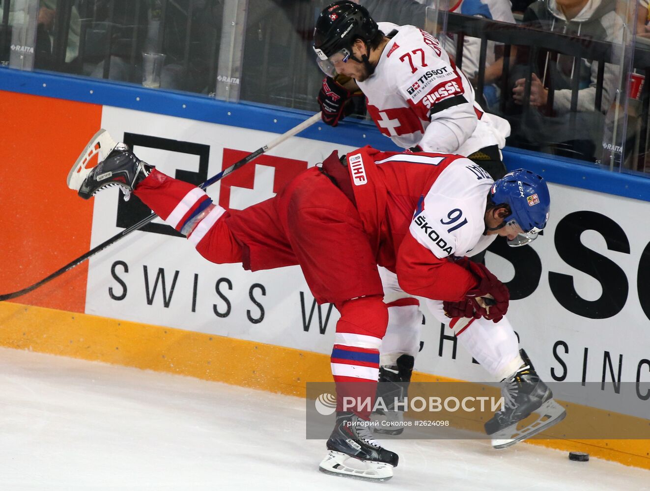 Хоккей. Чемпионат мира - 2015. Матч Чехия - Швейцария