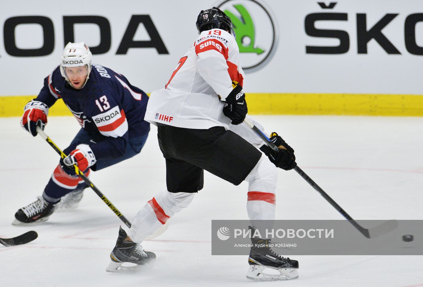 Хоккей. Чемпионат мира - 2015. Матч США - Швейцария