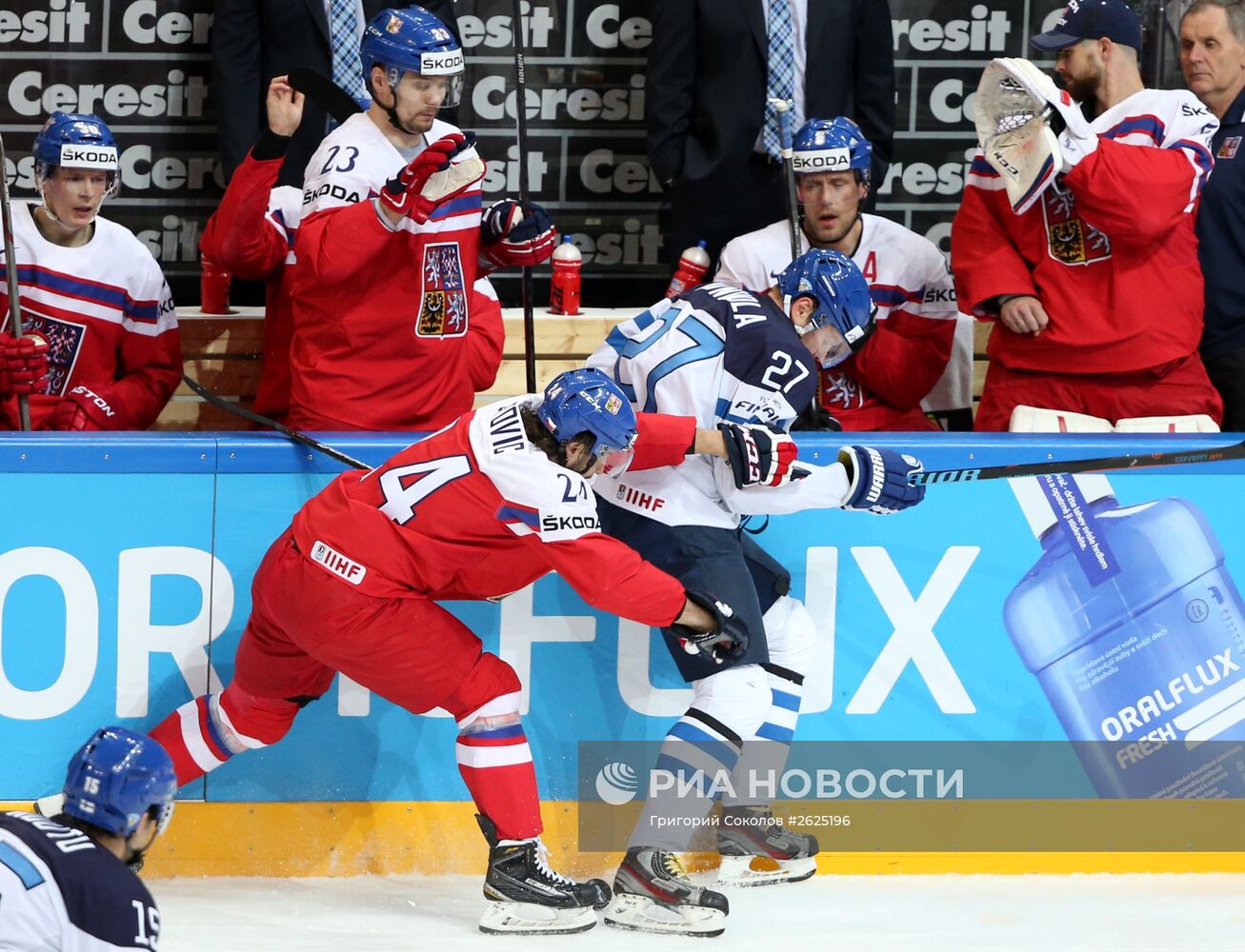Хоккей. Чемпионат мира - 2015. Матч Финляндия - Чехия