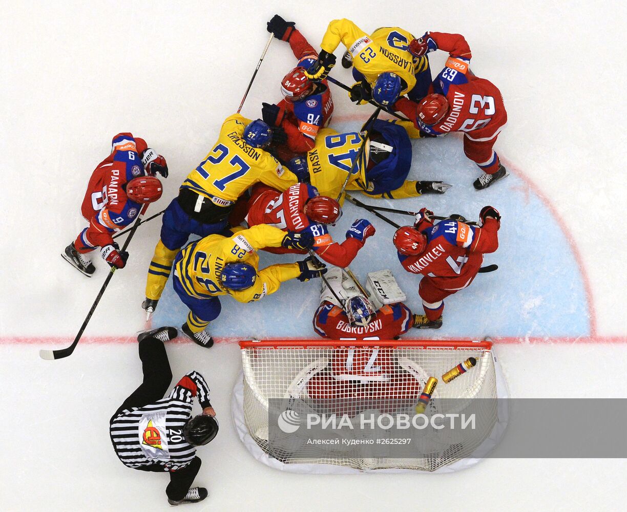 Хоккей. Чемпионат мира - 2015. Матч Швеция - Россия