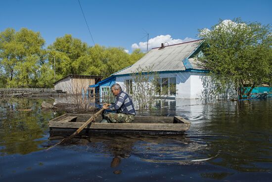 Паводок в Омской области