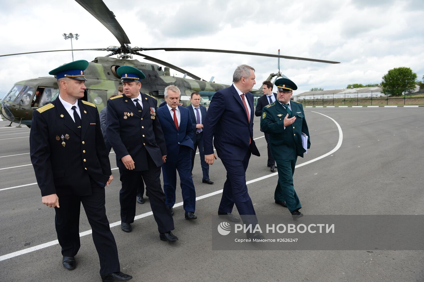 Рабочая поездка вице-премьера РФ Д.Рогозина в Белгородскую область