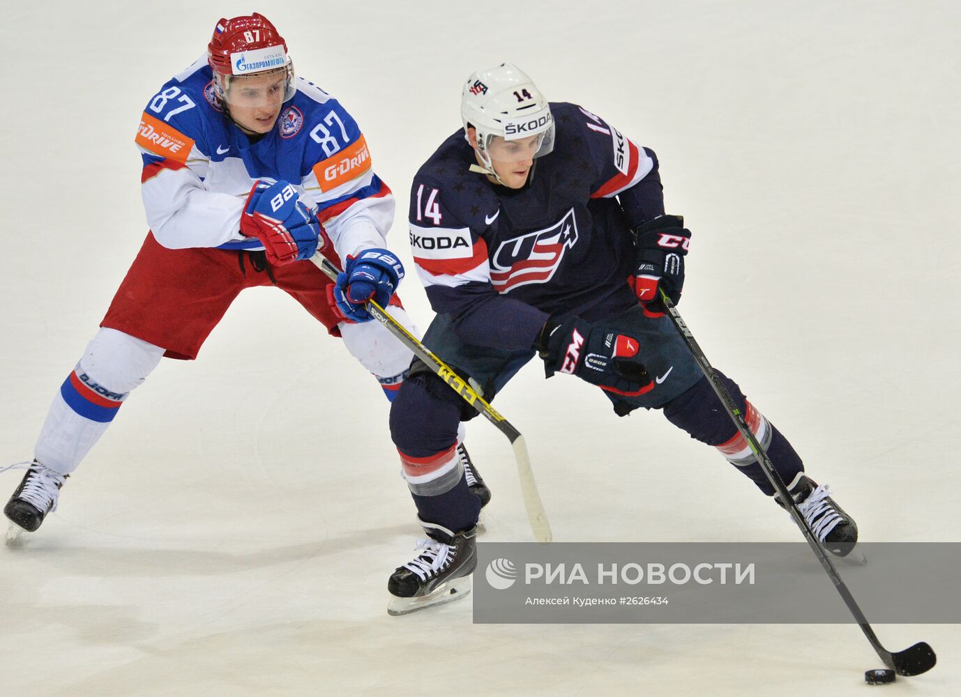 Хоккей. Чемпионат мира - 2015. Матч США - Россия