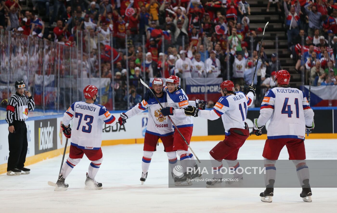 Хоккей. Чемпионат мира - 2015. Матч США - Россия