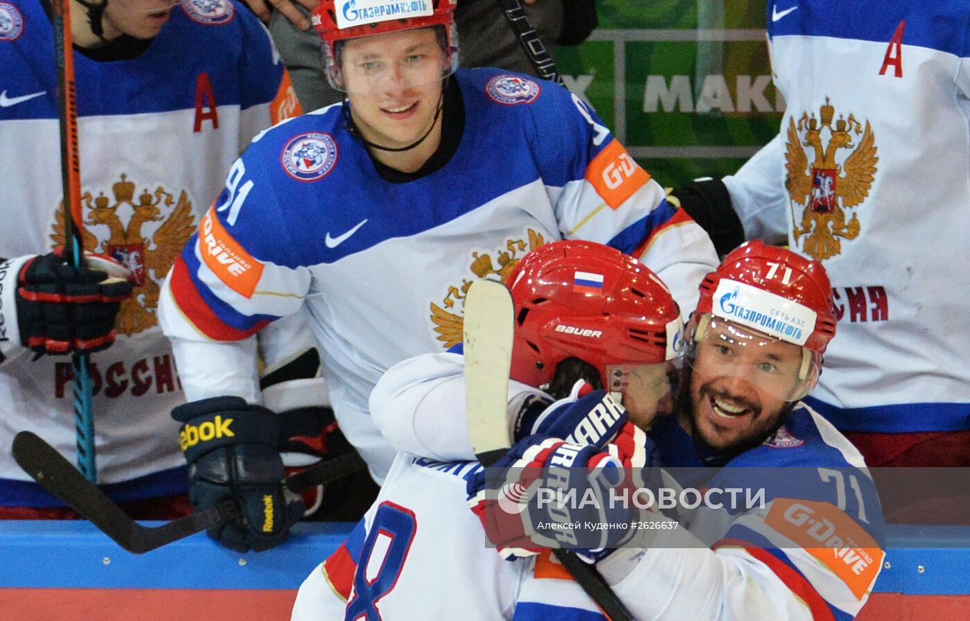 Хоккей. Чемпионат мира - 2015. Матч США - Россия