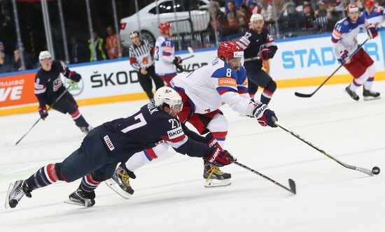 Хоккей. Чемпионат мира - 2015. Матч США - Россия