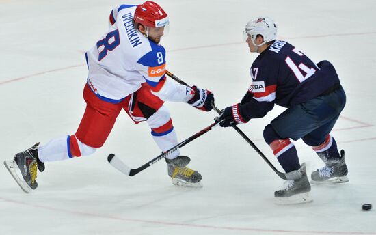 Хоккей. Чемпионат мира - 2015. Матч США - Россия