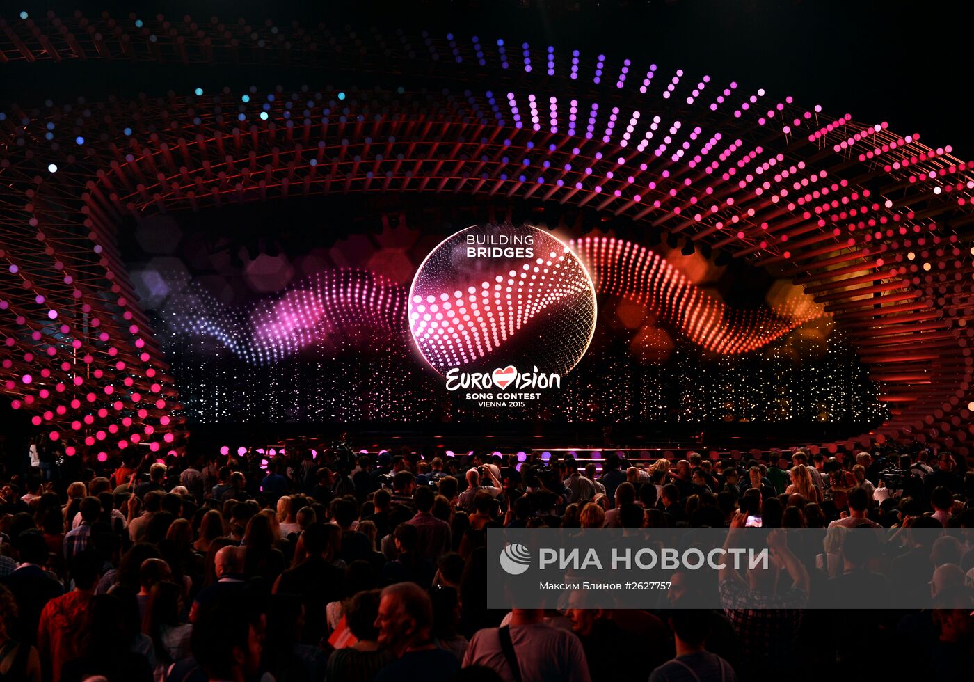 Репетиция первого полуфинала международного конкурса песни "Евровидение 2015" в Вене