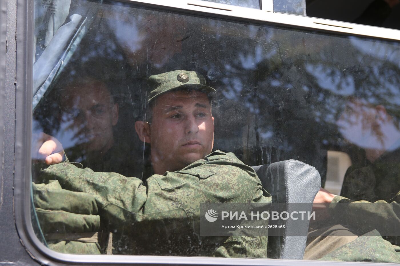 Отправка первых призывников из Крыма на службу в Российскую армию