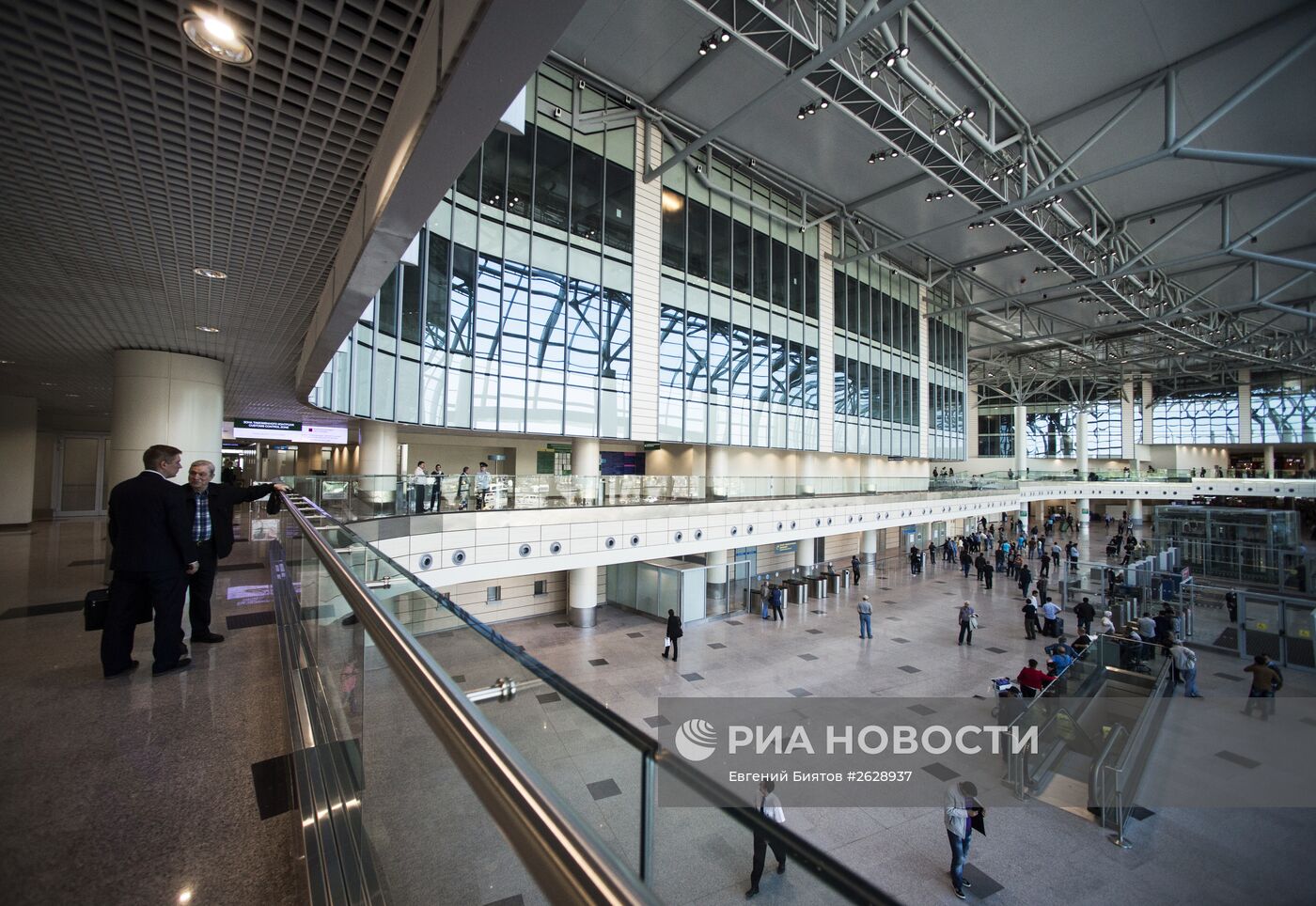 Открытие нового сегмента пассажирского терминала в аэропорту "Домодедово"