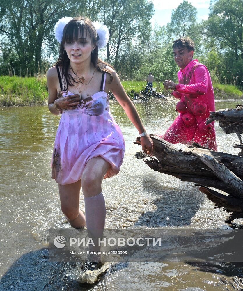 "Грязный забег" в Казани