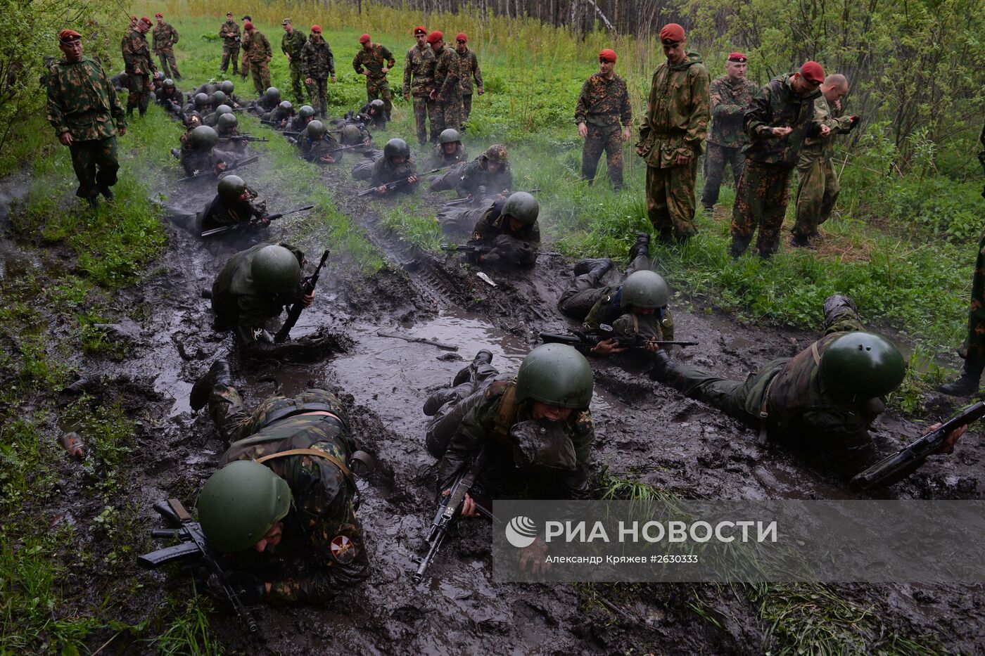 Испытания на право ношения крапового берета в Новосибирске