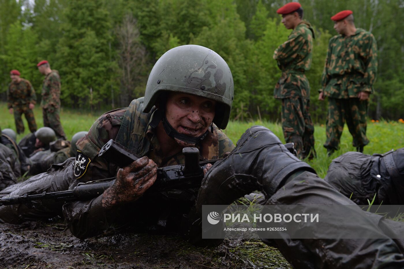 Испытания на право ношения крапового берета в Новосибирске